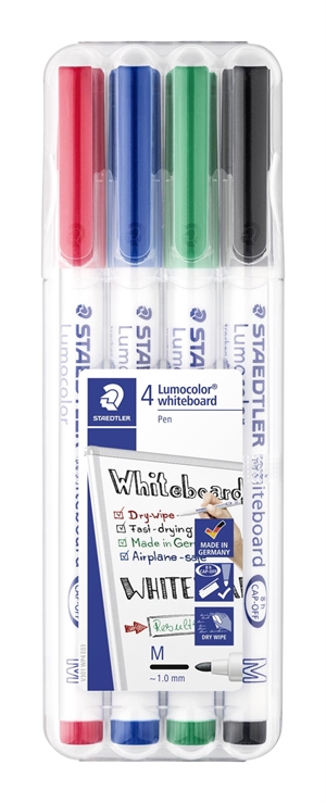 Staedtler WB Marker Lumocolor kerek 1mm vegyes (4)